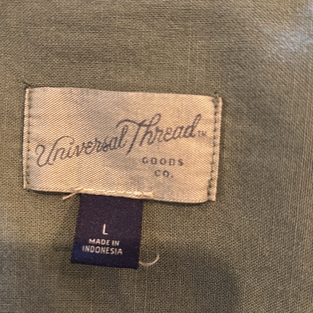 Universal Thread Green Lightweight Shirt Jacket - image 5